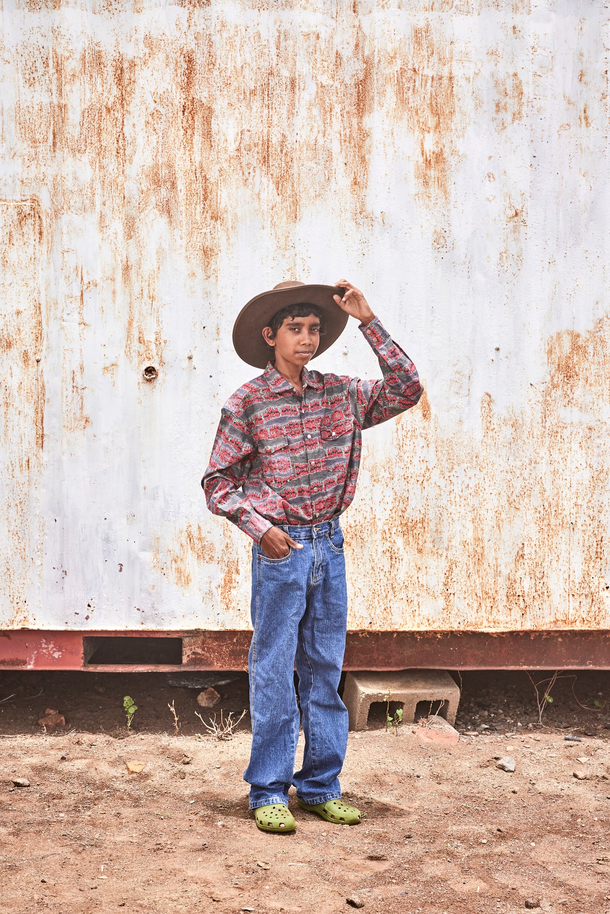 Sturt Desert Pea Western Shirt