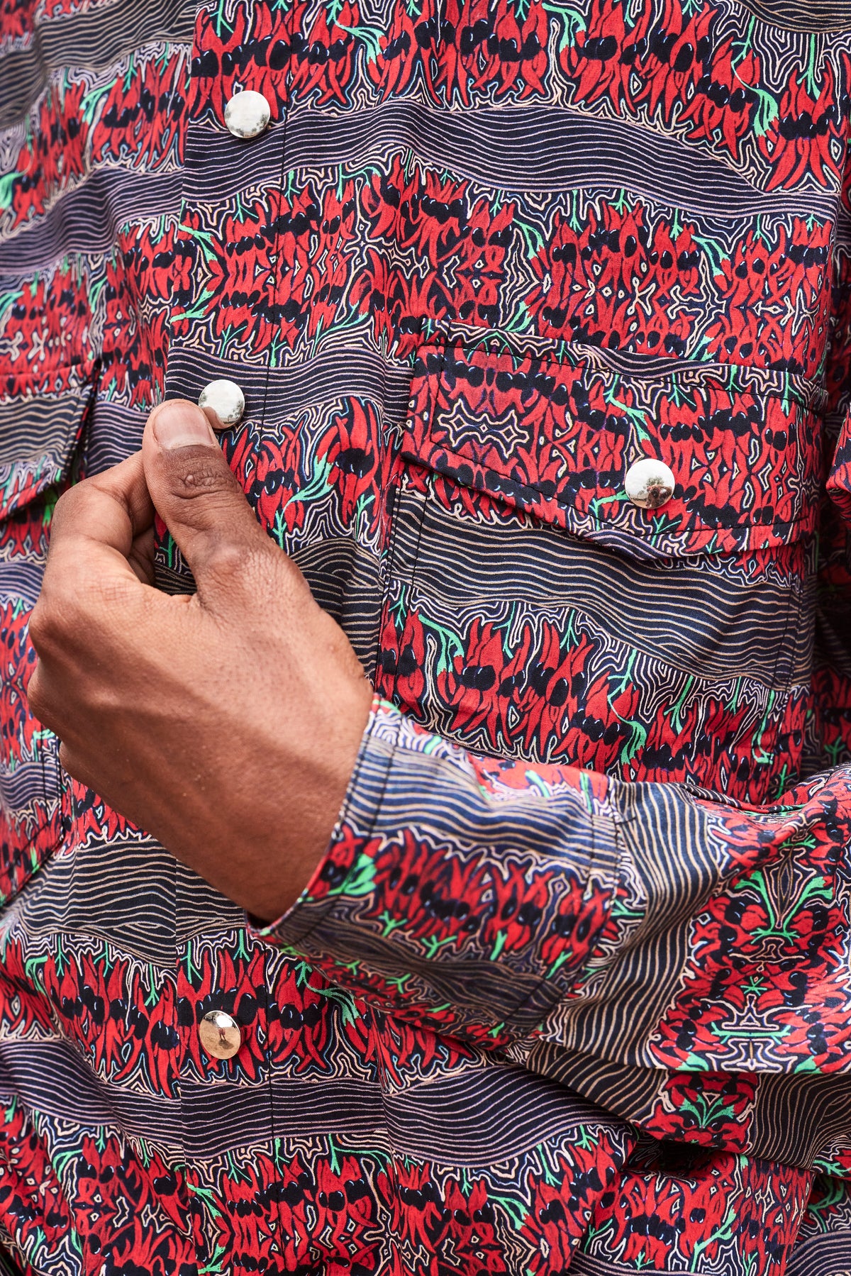 Sturt Desert Pea Western Shirt